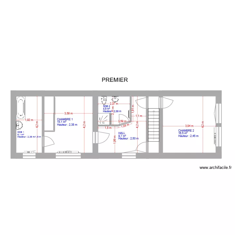 EXISTANT2025_PREMIER. Plan de 
