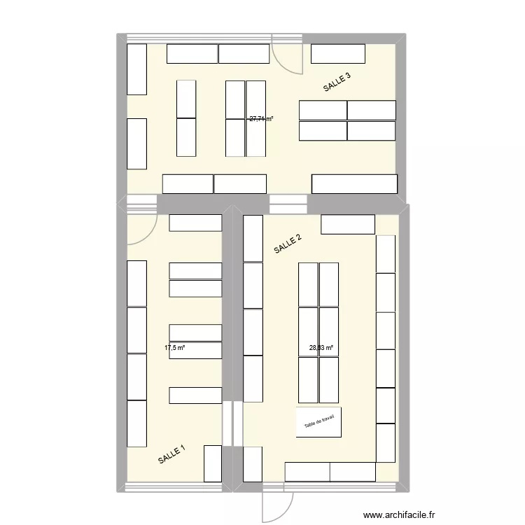 Plan RDC_Archives VILLE. Plan de 3 et 74 m² Plan RDC_Archives VILLE. Plan de 3 et 74 m²