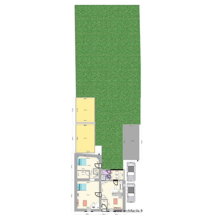 Plan3orimess42. Plan de 11 pièces et 147 m2