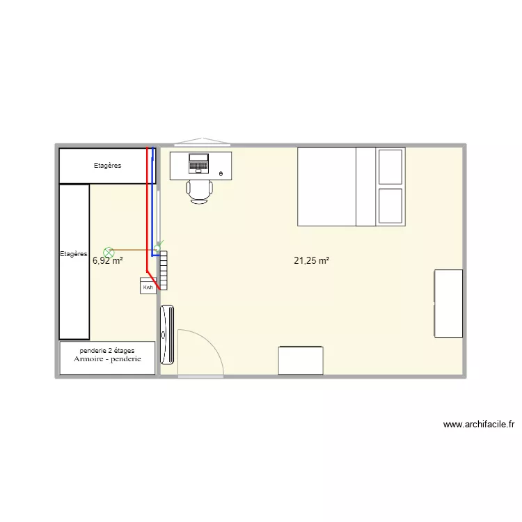 amenagement chambre selena. Plan de amenagement chambre selena. Plan de