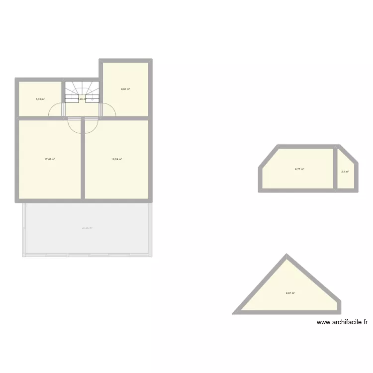 BUSSON - MAROMME. Plan de 