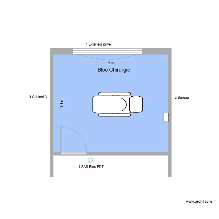 31254 Bloc Chirurgie. Plan de 0 pièce et 0 m2 31254 Bloc Chirurgie. Plan de 0 pièce et 0 m2