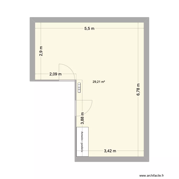 cuisine 87 GS PLAN VIDE. Plan de cuisine 87 GS PLAN VIDE. Plan de