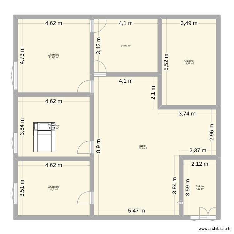 maison Manuel. Plan de 0 pièce et 0 m2