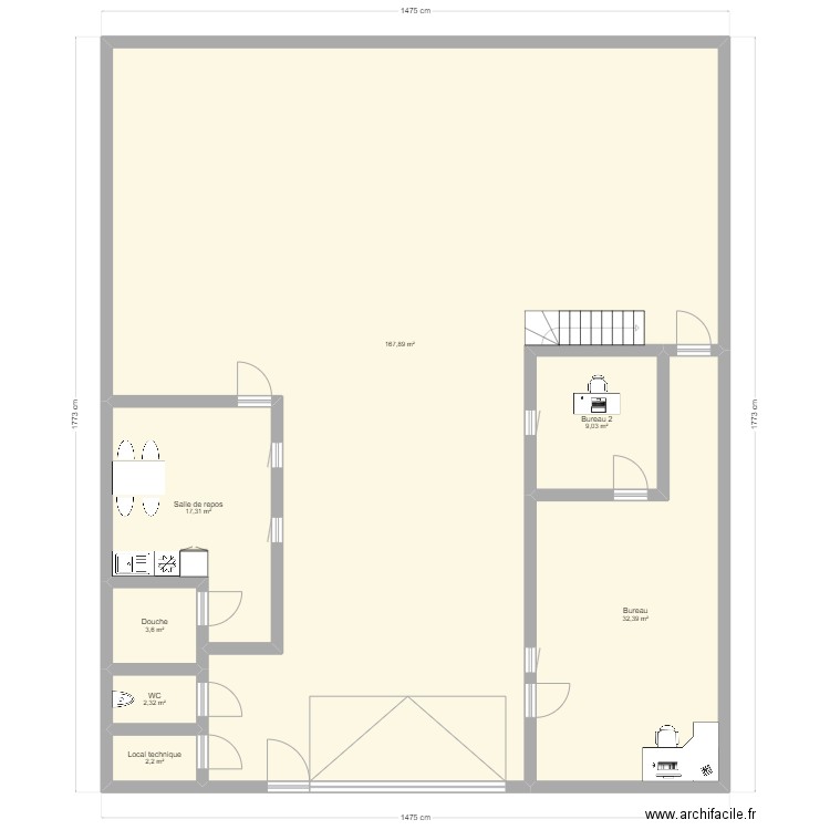 Champagne. Plan de 0 pièce et 0 m2