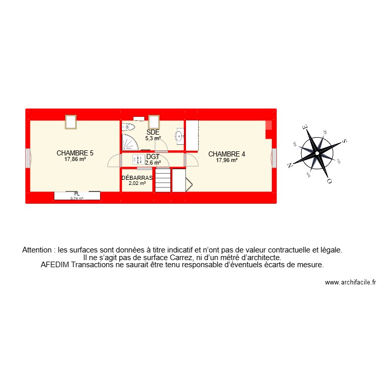 BI26287 -. Plan de 35 pièces et 277 m2
