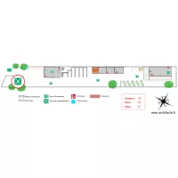 Plan d'&eacute;vacuation Fondeyre 