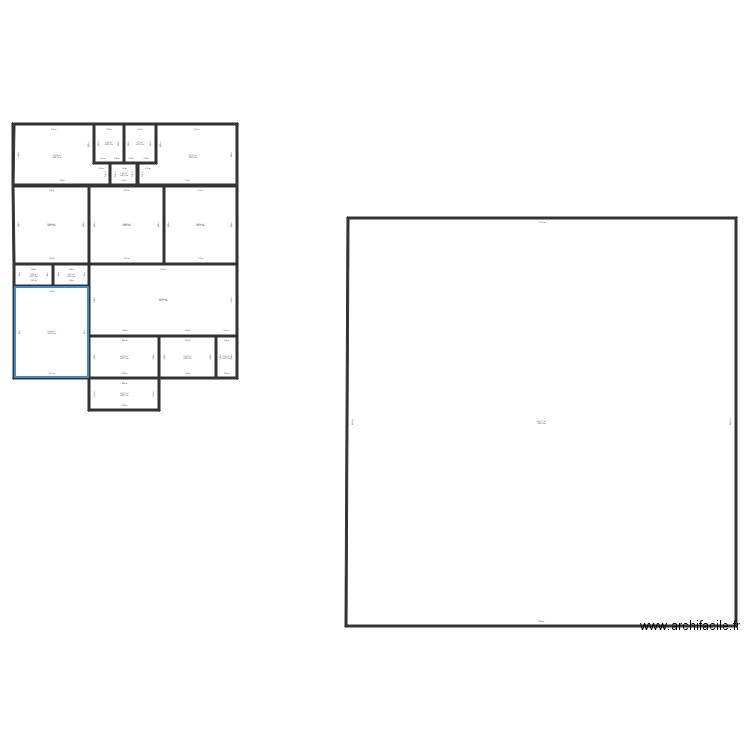 ngk 04. Plan de 17 pièces et 1106 m2