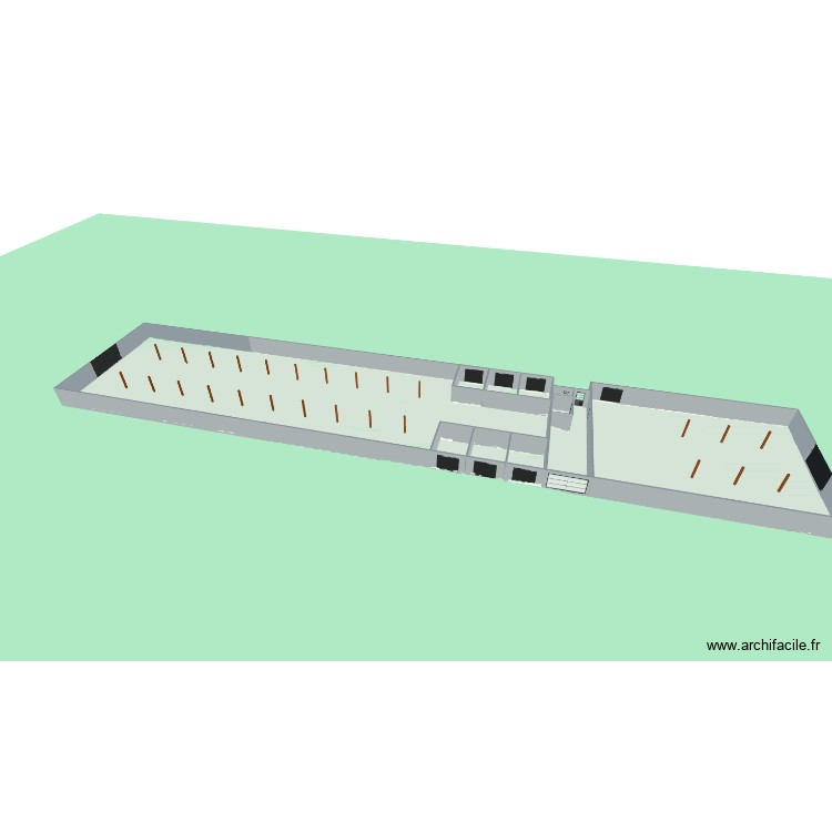 poulailler. Plan de 0 pièce et 0 m2
