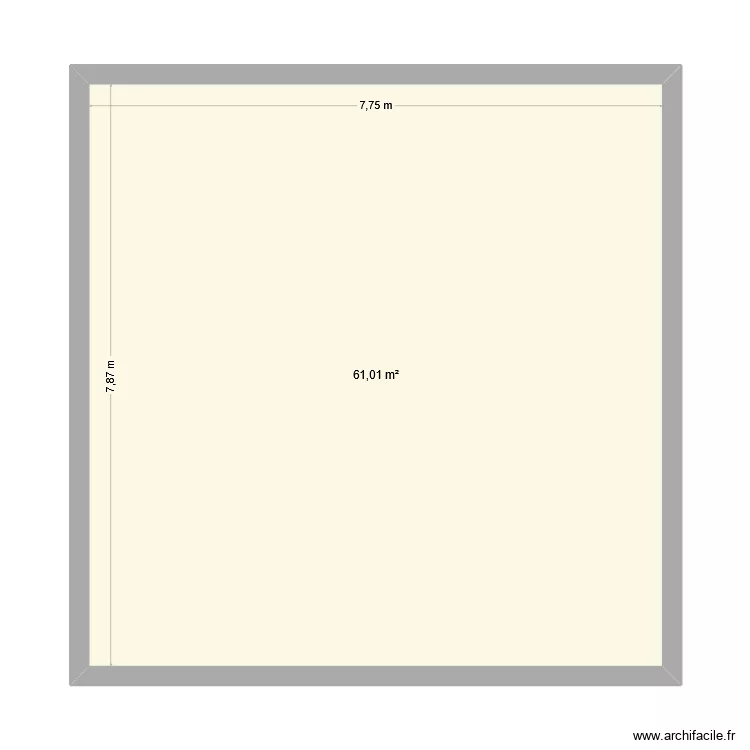 jardin caillens. Plan de 1 et 61 m² jardin caillens. Plan de 1 et 61 m²