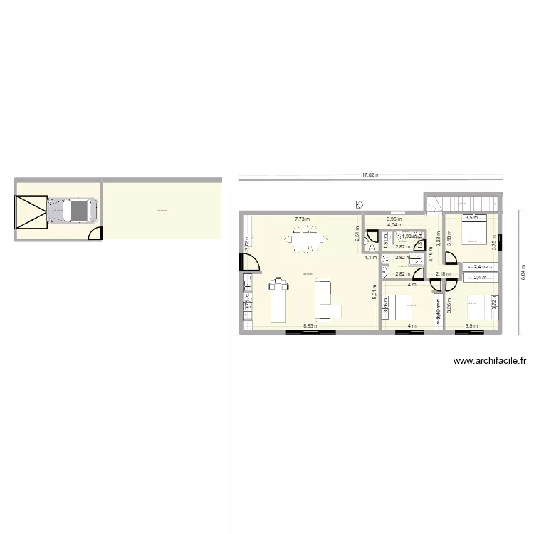 dernier plan maison. Plan de 