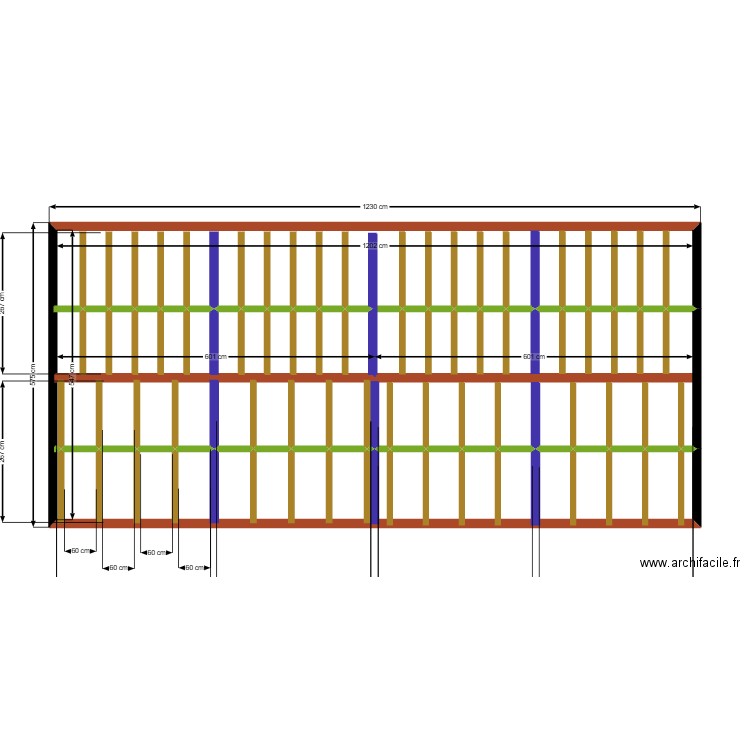 LAMELLE COLLE  . Plan de 0 pièce et 0 m2