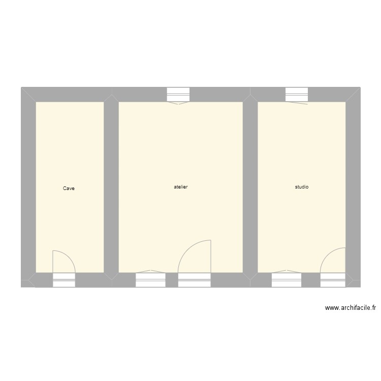 mesure cave. Plan de 0 pièce et 0 m2