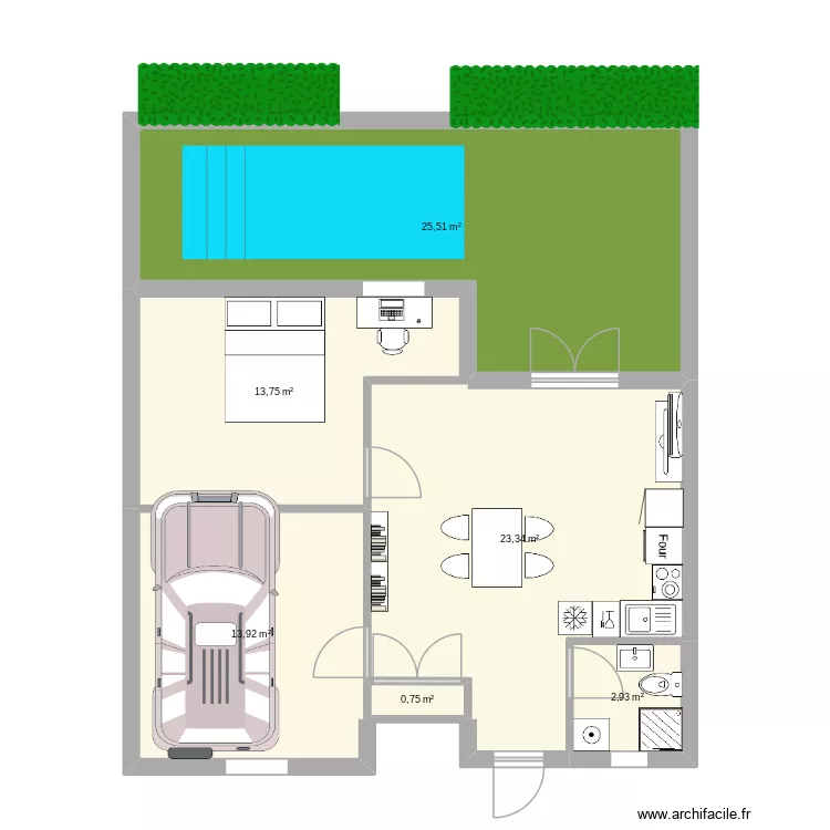 Mi casa del futuro Lizeth frances. Plan de 6  et 80 m²