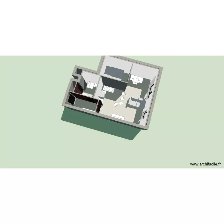 ArchiFacile PRO-ROMAIN 1BIS. Plan de 4 et 38 m² ArchiFacile PRO-ROMAIN 1BIS. Plan de 4 et 38 m²