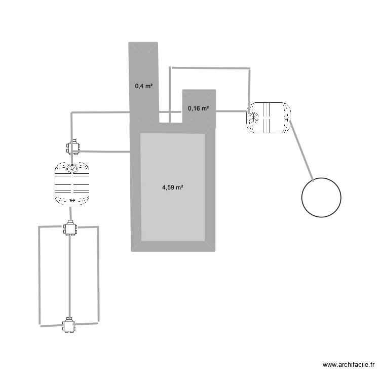 Plogoff 12 Poulprat. Plan de 3 et 5 m² Plogoff 12 Poulprat. Plan de 3 et 5 m²