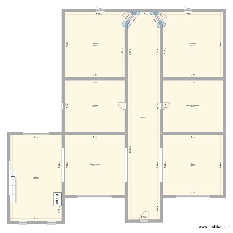 maison soma 1. Plan de 8 pièces et 438 m2
