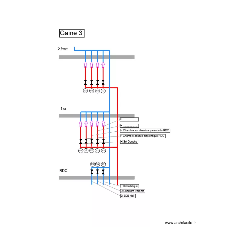 Berthem Gaine 3. Plan de 