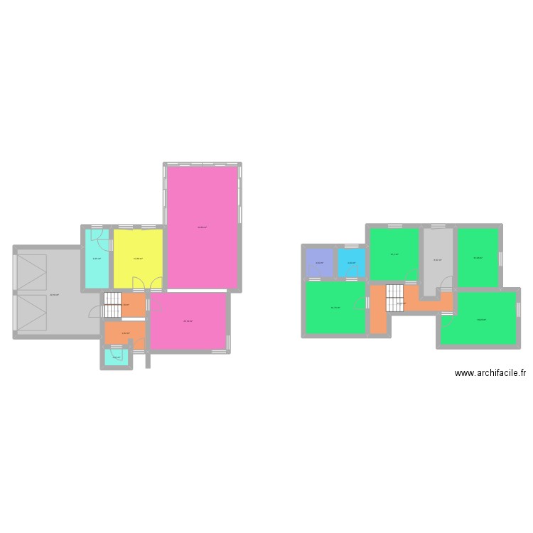 EXPERTISE Brouwers. Plan de 16 pièces et 204 m2