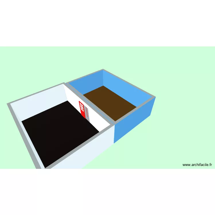 la chambre de mes r&ecirc;ves. Plan de 2  et 88 m²