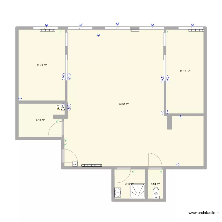 Bureaux 1.2. Plan de 