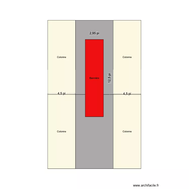 Plan banni&egrave;re BGC 2024. Plan de 