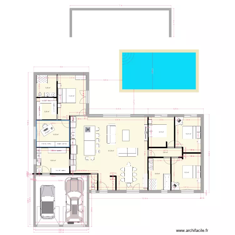 PROJET CONSTRUCTION XAVIER. Plan de 