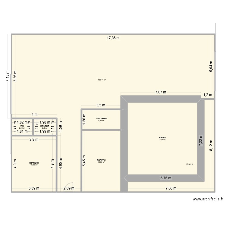 bati. Plan de 0 pièce et 0 m2
