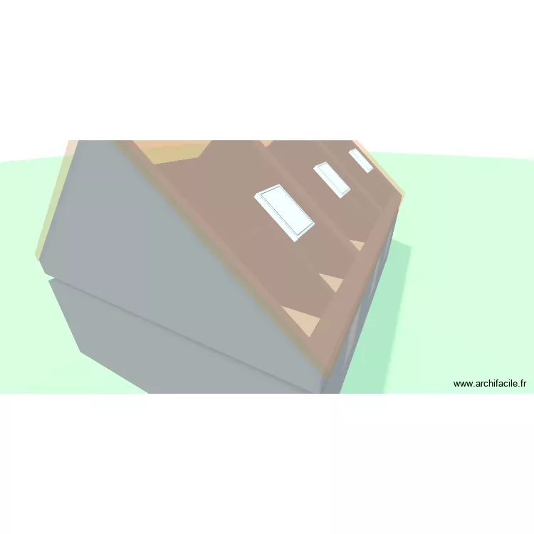 1er &eacute;tage Dreux V2. Plan de 13  et 121 m²