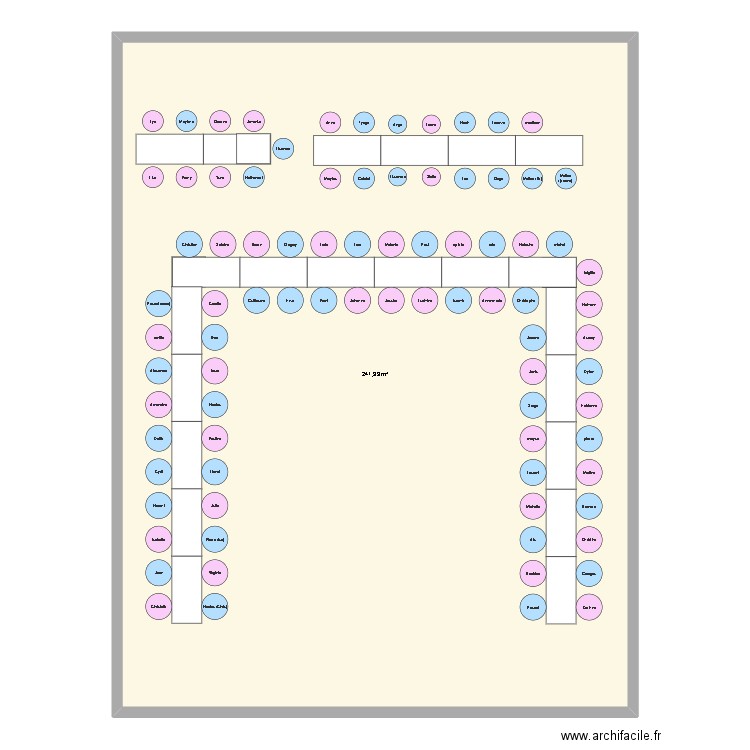 plan mariage. Plan de 1 pièce et 241 m2