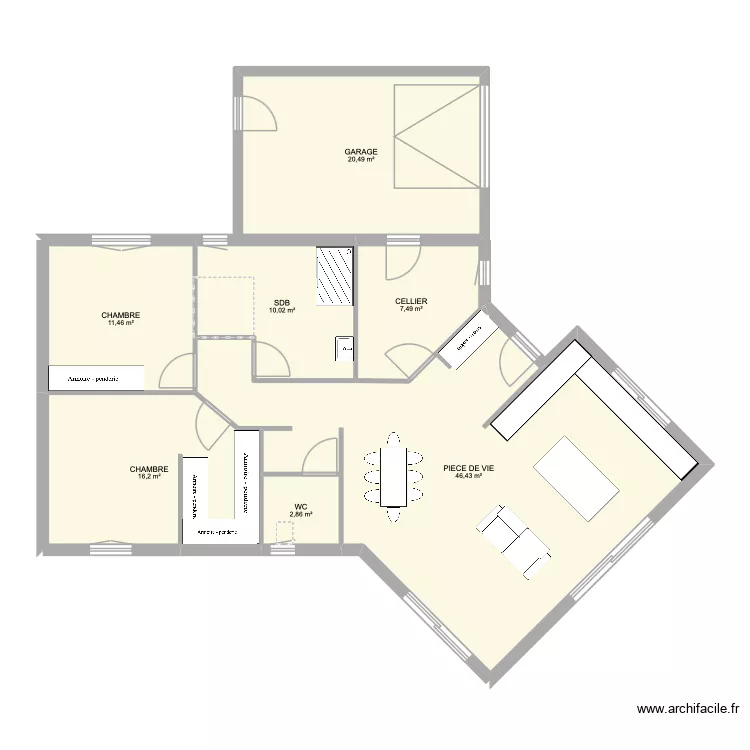 BRUN V2. Plan de 7 et 115 m² BRUN V2. Plan de 7 et 115 m²