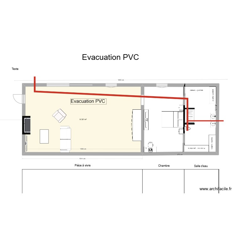 Extension Tr&eacute;henvel. Plan de 0 pièce et 0 m2