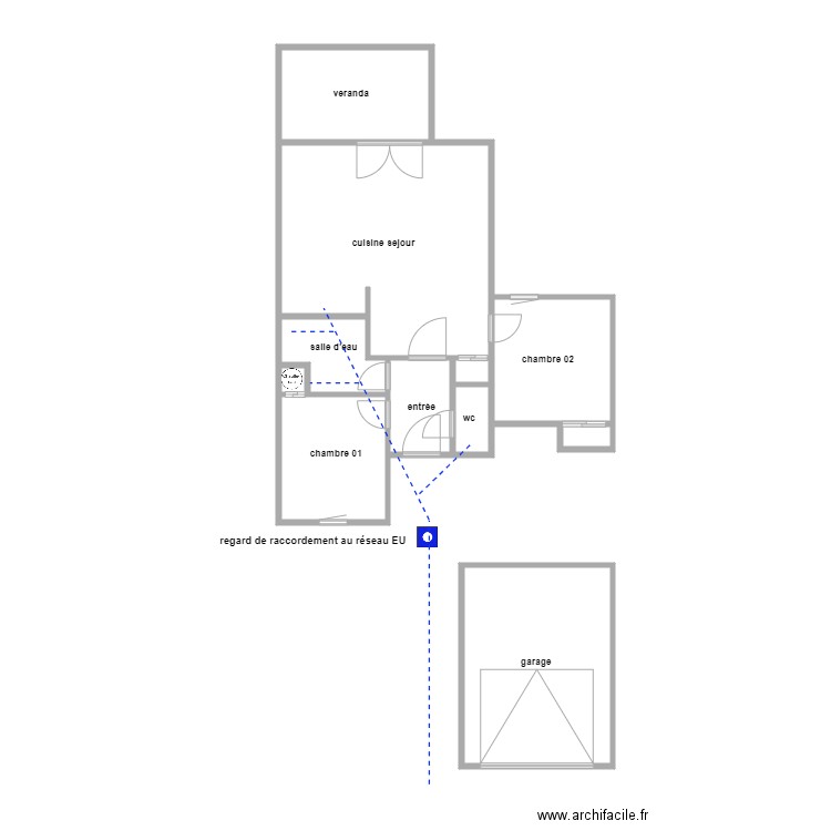 REAUME ass. Plan de 11 pièces et 57 m2