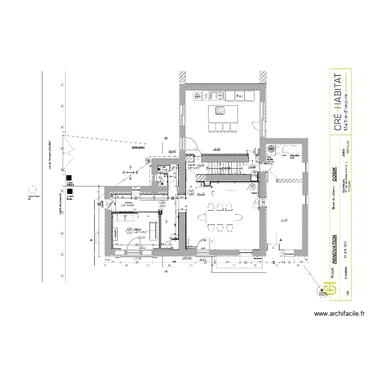 RDC Potigny. Plan de RDC Potigny. Plan de