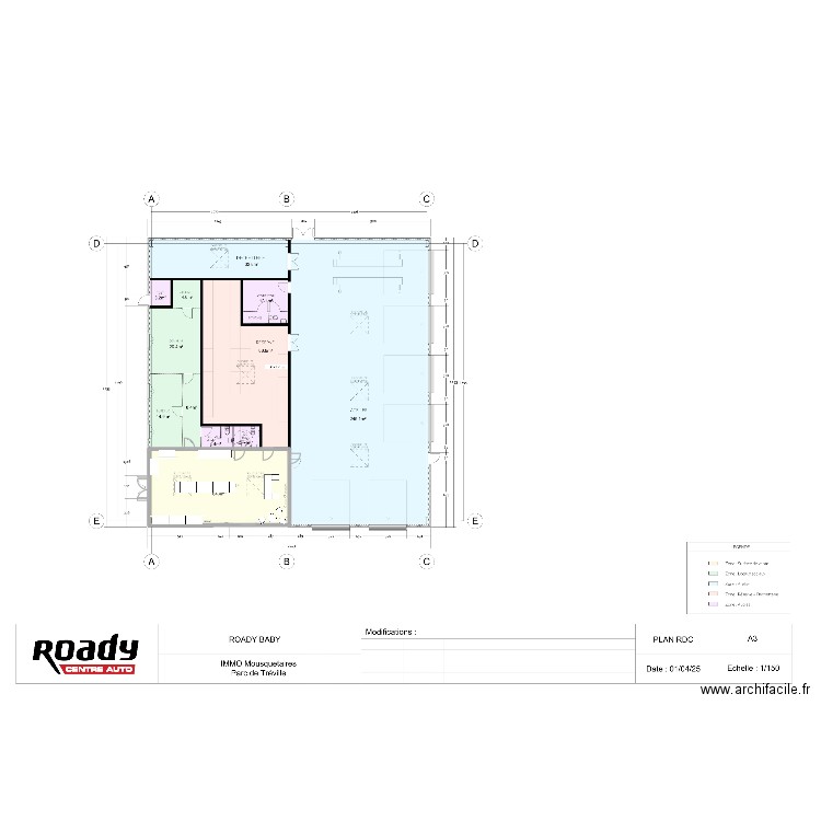 BABY. Plan de 1 pièce et 64 m2