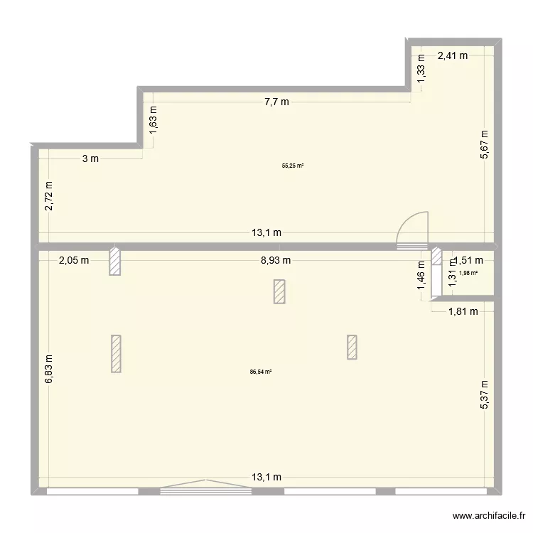 Projet PM balmes edl. Plan de 3 et 144 m² Projet PM balmes edl. Plan de 3 et 144 m²