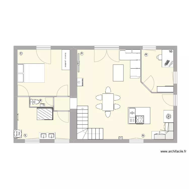maison V4. Plan de maison V4. Plan de
