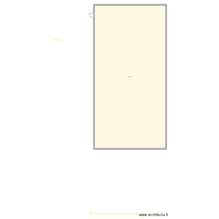 miary. Plan de 1 pièce et 418 m2