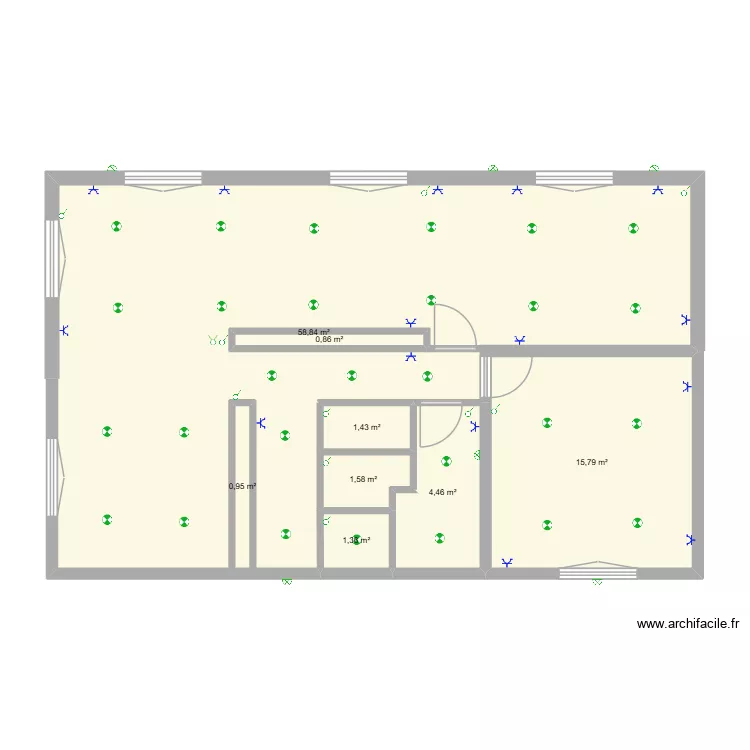 CHASSAING Christophe RDC. Plan de 8 et 87 m² CHASSAING Christophe RDC. Plan de 8 et 87 m²