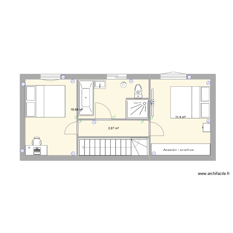 Étage. Plan de 0 pièce et 0 m2