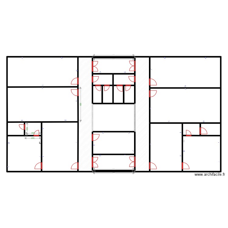 CIRCUIT DES PRISES REZ-DE-CHAUSSÉE INFIRMERIE. Plan de 0 pièce et 0 m2