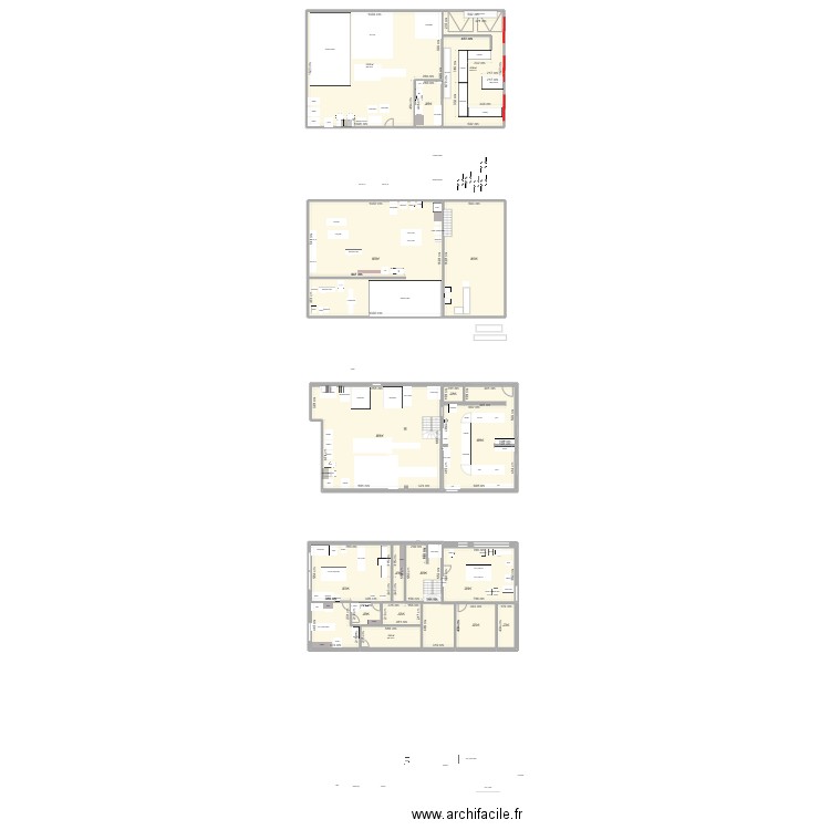 maury st laurent. Plan de 17 pièces et 801 m2