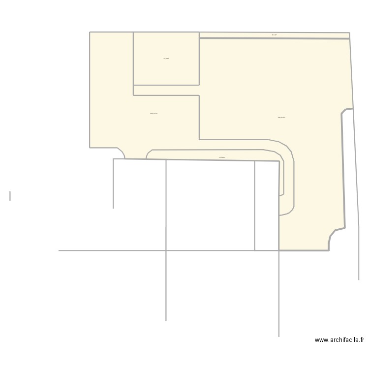 terrasse. Plan de 5 pièces et 368 m2