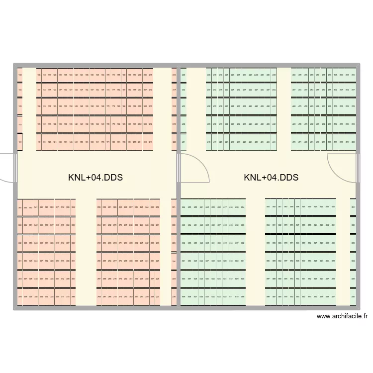 KNL+04. Plan de 2 et 347 m² KNL+04. Plan de 2 et 347 m²