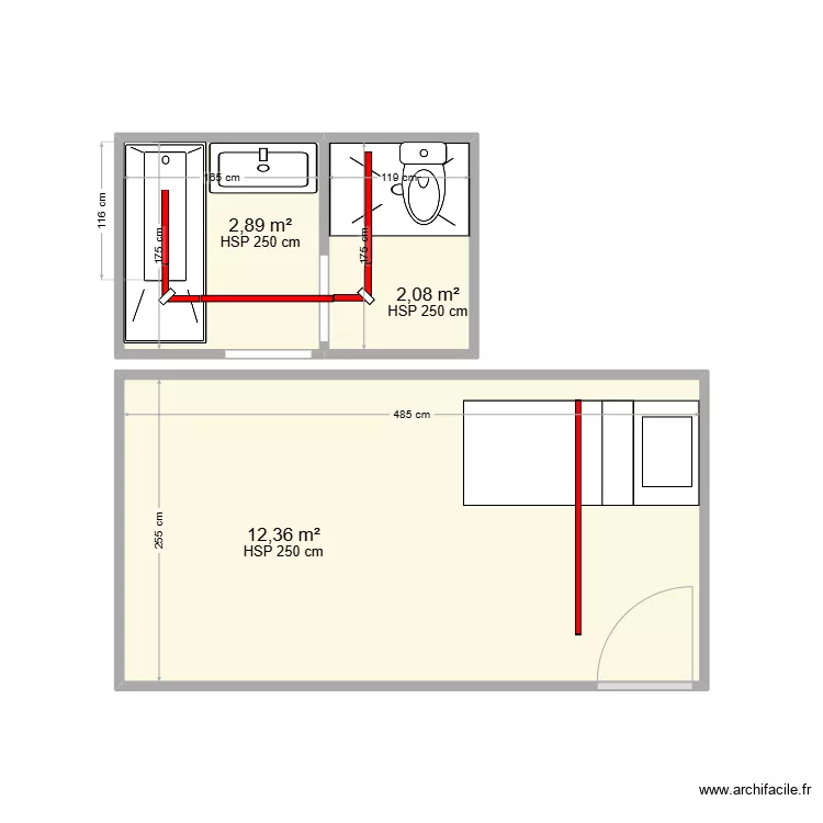 BRILLOT 33 potable. Plan de 