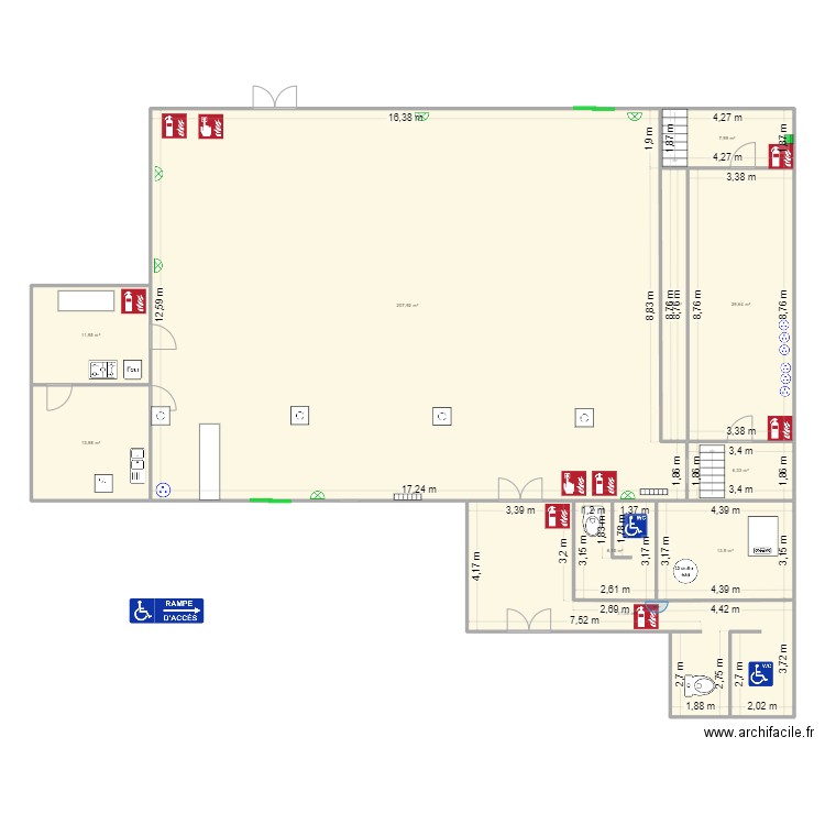Salle Caffiers 2. Plan de 0 pièce et 0 m2
