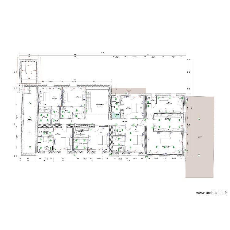 LES SALINS ETAGE. Plan de 0 pièce et 0 m2