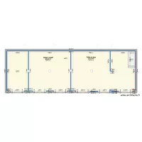 Salle d'accueil avec doublage 1 et sous sol