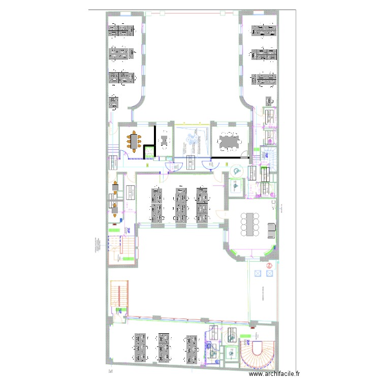 1er étage 7 Liège. Plan de 0 pièce et 0 m2