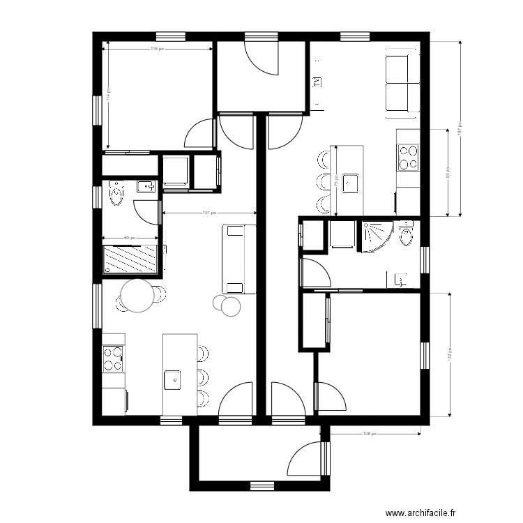 Gariépy loyer 1. Plan de 0 pièce et 0 m2
